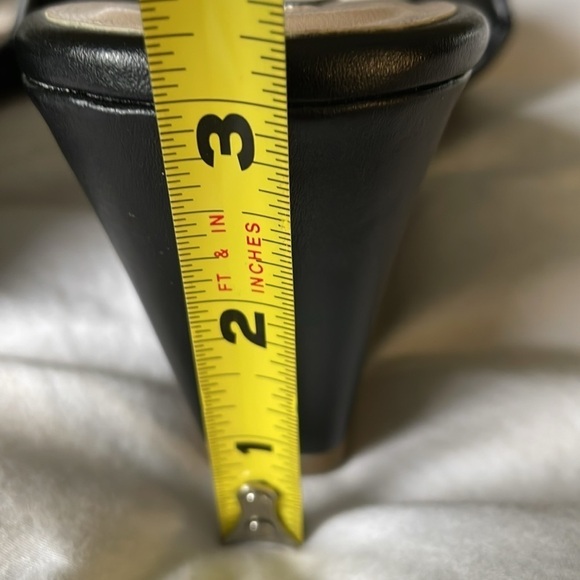 JONES NEW YORK | Iris | Woven |Slip On |Wedge |Black |Square Toe |Mule |Size 7.5 - Picture 12 of 14